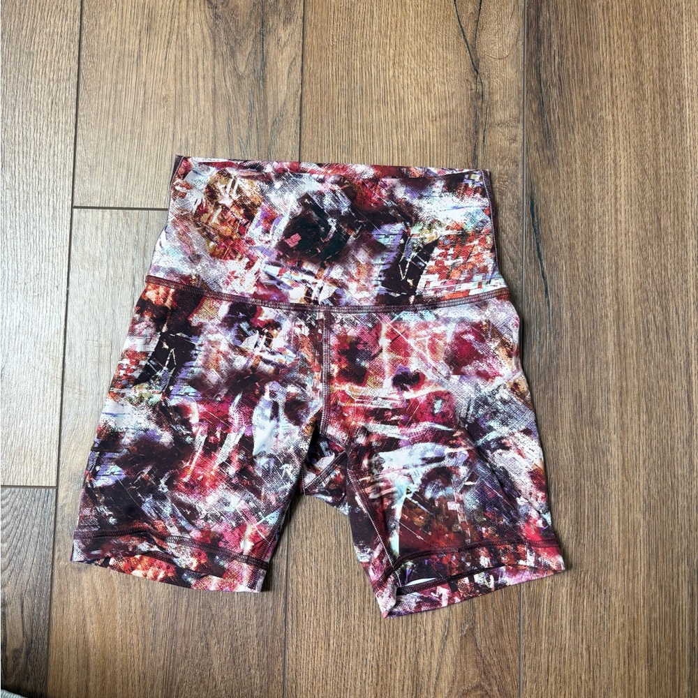 lululemon athletica Multicolor Wunder Under Biker Shorts